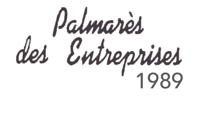 Palmarès des Entreprises 1989 | FEHR Group