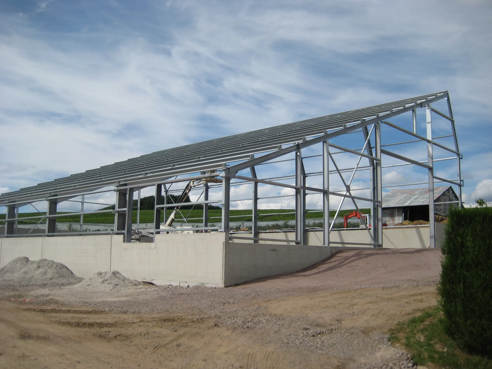 Hangar béton