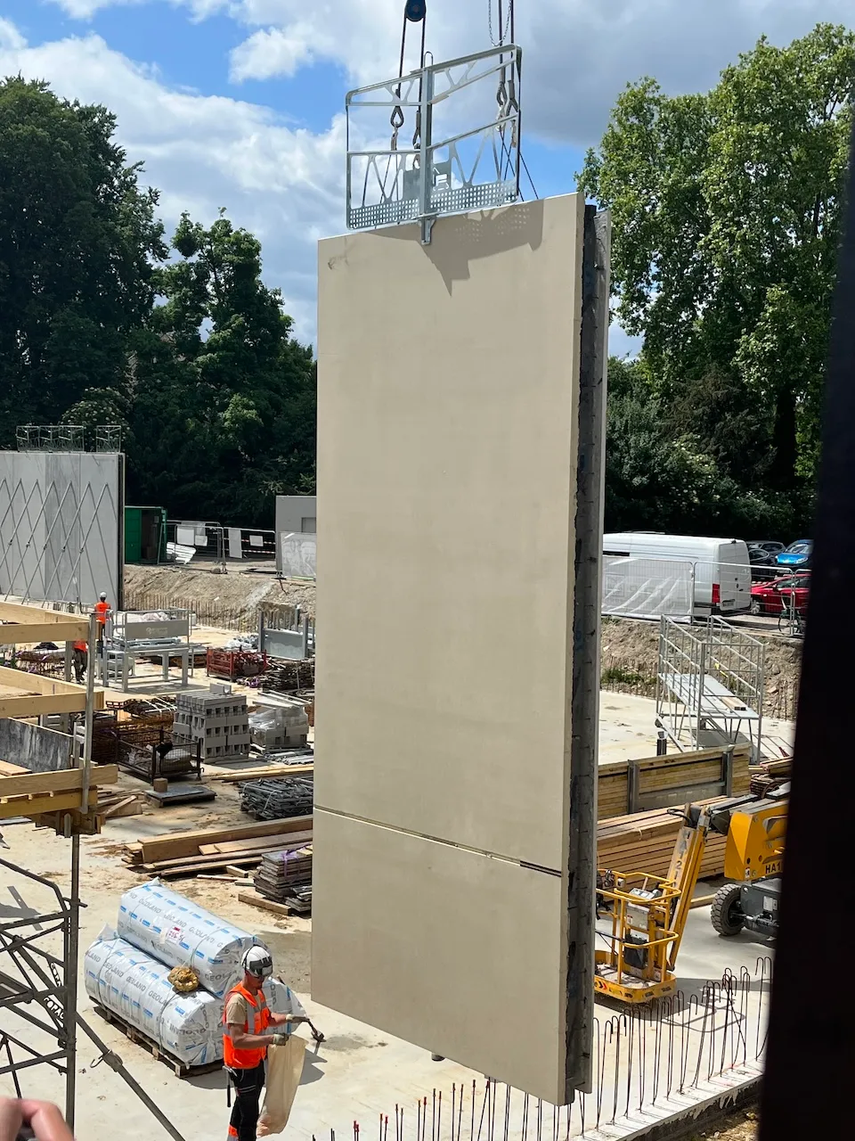 Mur préfabriqué bas carbone MCC1