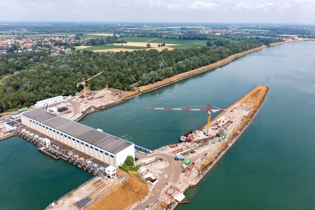 Passe à poissons à Rhinau