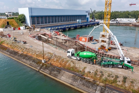 Passe à poissons à Rhinau