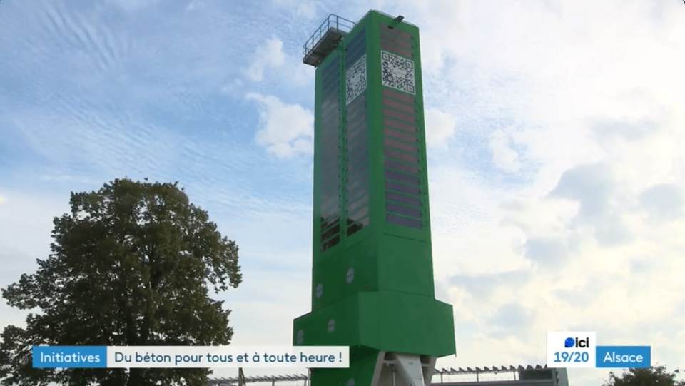 Merci à France3Alsace d’avoir mis en lumière notre innovation béton