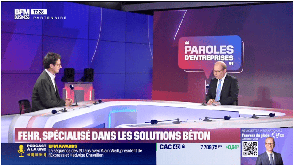 FEHR sur BFM Business pour  présenter nos engagements en faveur d’un avenir durable !